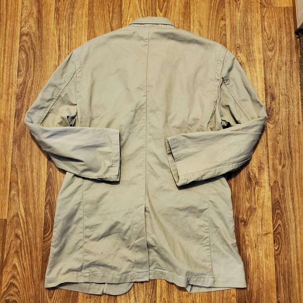 Vintage 90s GAP Jacket Men Large Beige‎ Sport Blazer Coat Preppy - Picture 3 of 6